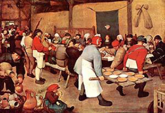 Fig. 19: Bruegel: “Peasant Wedding“